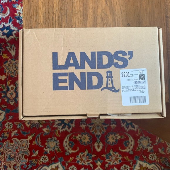 Lands' End Slip-on Skimmer Flats Shoes Rose Gold NEW - Picture 7 of 7